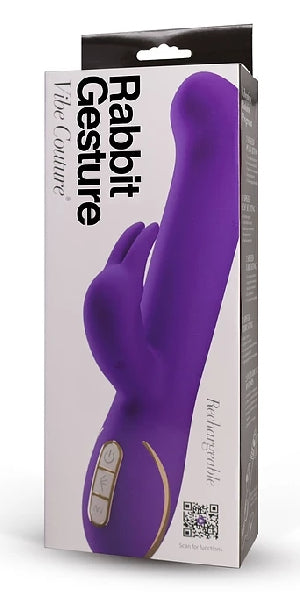 Vibe Couture Rabbit Gesture Purple