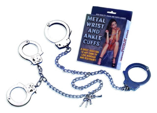 Metal Hand & Leg Cuffs Set