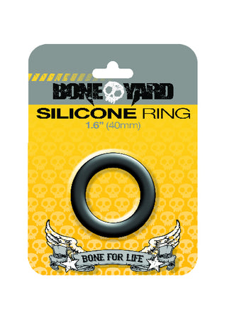 Boneyard Silicone Ring 40mm Black - hushh-au