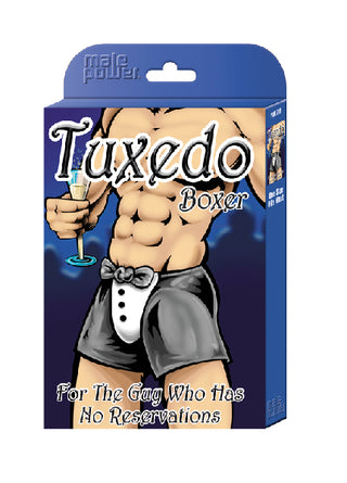 Tuxedo Boxer Novelty Underwear Black - hushh-au