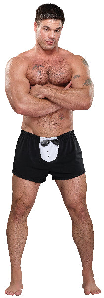 Tuxedo Boxer Novelty Underwear Black - hushh-au