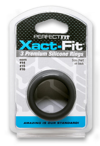 Xact-Fit Silicone Rings Medium 3 Ring Kit - hushh-au