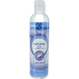 Natural Water Based Anal Lube 8oz/236ml