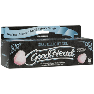 GoodHeadâ„¢ - Oral Delight Gel - 4 oz Tube - Cotton Candy