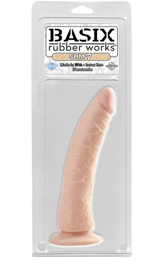 Basix Slim Dong 7in. Flesh