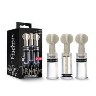 Temptasia Nipple and Clit Twist Suckers 3 Pc