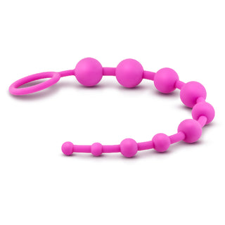 Luxe Silicone 10 Beads Pink