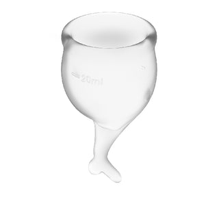 Feel Secure Menstrual Cup Transparent 2pcs