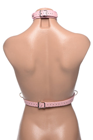 Miss Behaved Pink Chest Harness