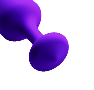 Purple Pleasures 3 Pc Silicone Anal Plugs