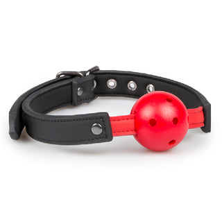 Ball Gag With PVC Ball Red