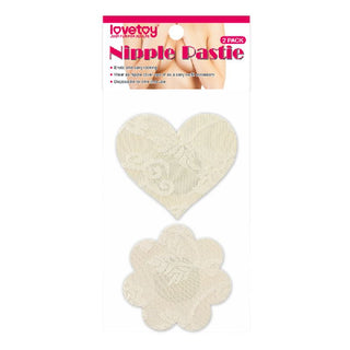 Lace Heart and Flower Nipple Pasties Twin Pk