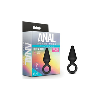 Anal Adventures Platinum Silicone Anal Loop Plug Small