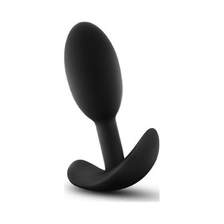 Anal Adventures Platinum Silicone Vibra Slim Plug Small