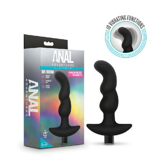 Anal Adventures Platinum Silicone Prostate Massager 03