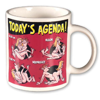 Todays Agenda Coffee Mug