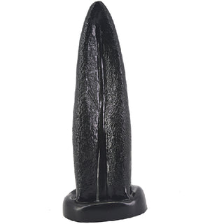 Tongue Shape Anal Plug Black