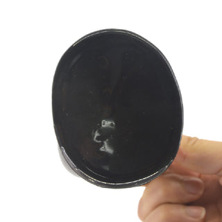 Tongue Shape Anal Plug Black