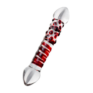 Sexus Glass Dildo Red Delight 19cm