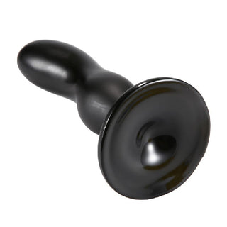 Oval Head Butt Plug Black