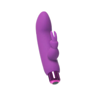 Alices Bunny Rechargeable Bullet w Rabbit Sleeve Purple