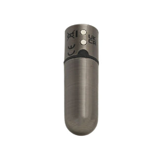 Power Bullet First Class 6cm Rechargeable w Crystal Gun Metal