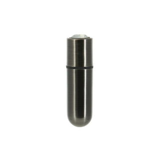 Power Bullet First Class 6cm Rechargeable w Crystal Gun Metal