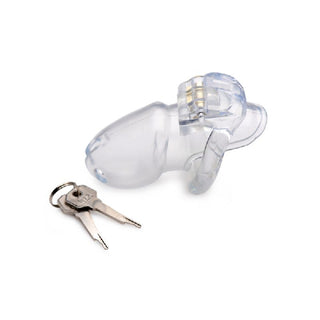 Clear Captor Chastity Cage Large