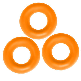 Fat Willy 3 Pc Jumbo Cockrings Orange