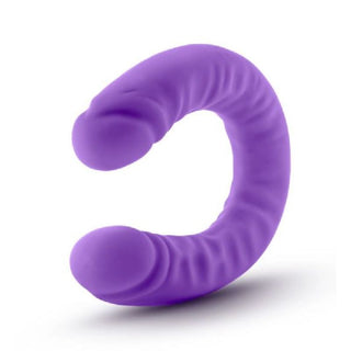 Ruse Silicone Slim 18in Purple Double Dong