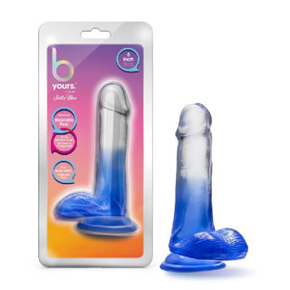 B Yours Morning Dew 6in Dildo Stella Blue