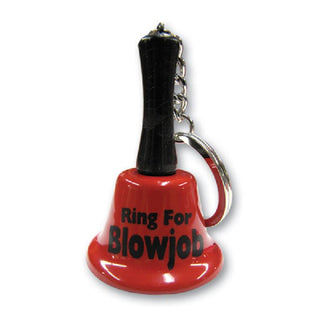 Ring For Blow Job Mini Bell Keychain