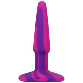 Groovy Silicone Anal Plug 4in Berry