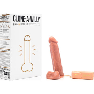 Clone a Willy Plus Balls Kit Medium Skin Tone