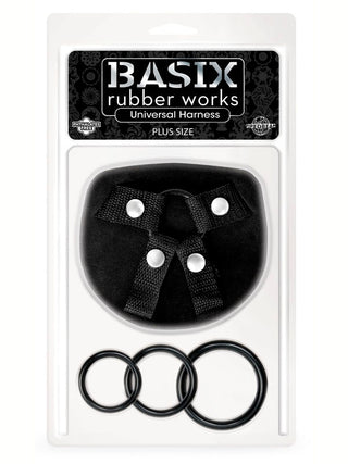 Basix Universal Harness Plus Size Black