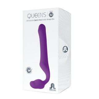 Adrien Lastic Queens Strapless Strap On Purple Medium