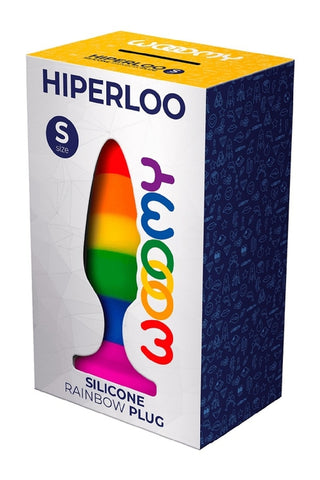 Wooomy Hiperloo Silicone Rainbow Plug S