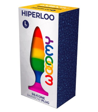 Wooomy Hiperloo Silicone Rainbow Plug L