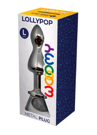 WOOOMY Lollypop Double Ball Metal Plug White L