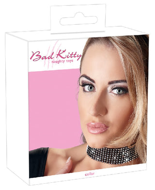 Bad Kitty Rhinestone Choker