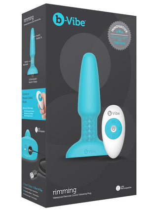 b-Vibe USB Rechargeable Rimming 2 Plug Teal