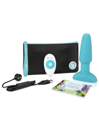 b-Vibe USB Rechargeable Rimming 2 Plug Teal