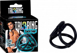 Tri Ring 3 Cock Cage