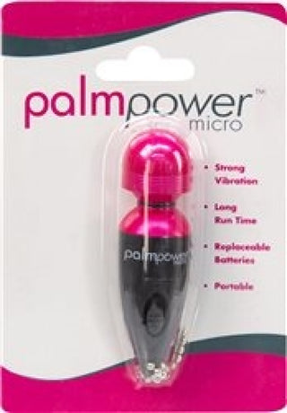 Palm Power Micro Massager Key Chain Fuschia