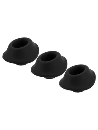 Womanizer Premium/Classic Silicone Heads 3 Pack Black Small