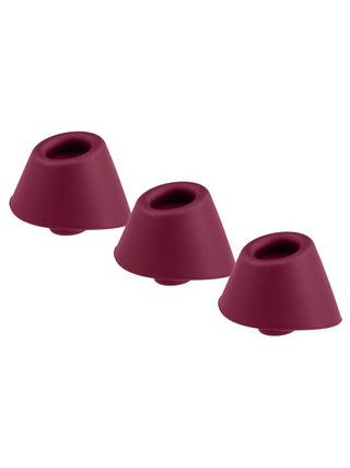 Womanizer Duo Silicone Heads 3 Pack Bordeaux Small