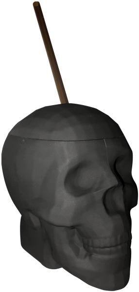 Skull Cup - Black Matte