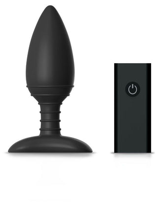 ACE MEDIUM Remote Control Vibrating Butt Plug Black