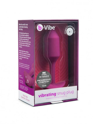 Vibrating Snug Plug Medium Rose