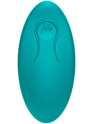 A-Play Vibe Experienced Rechargeable Silicone Anal Plug with Remote Teal